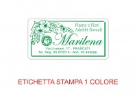 Etichette adesive per fioristi, fiorai e vivaisti (mm 40x20)  (cod.31G)